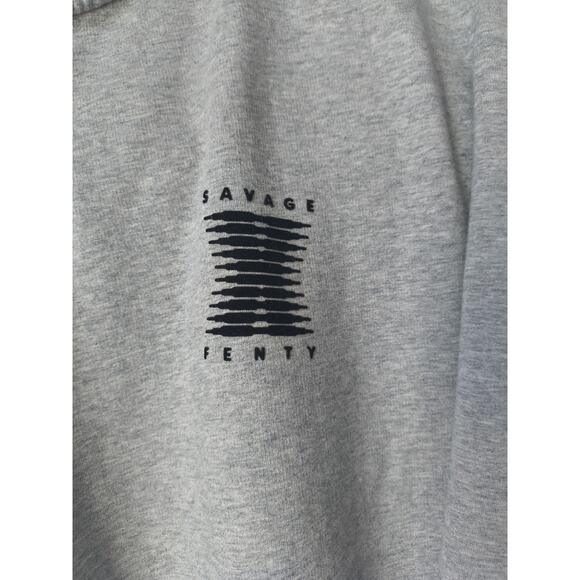 Savage X Fenty Forever Gray Savage One Piece Hooded Jumpsuit Unisex  3X - Picture 2 of 5